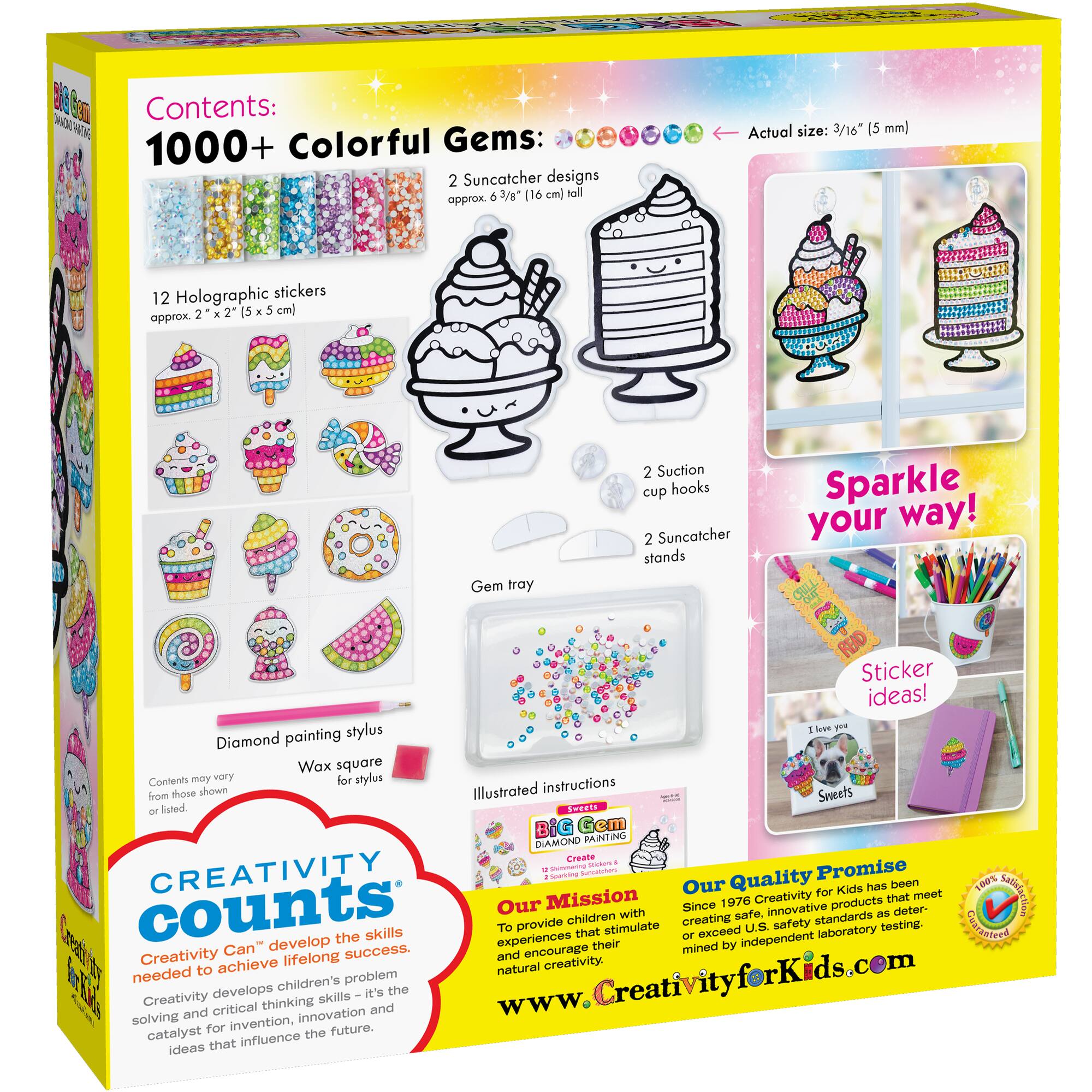 Creativity for Kids® Sweets Big Gem Diamond Painting